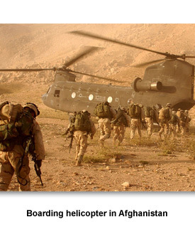 Going to War 04 Boarding helicopter in Afghanistan